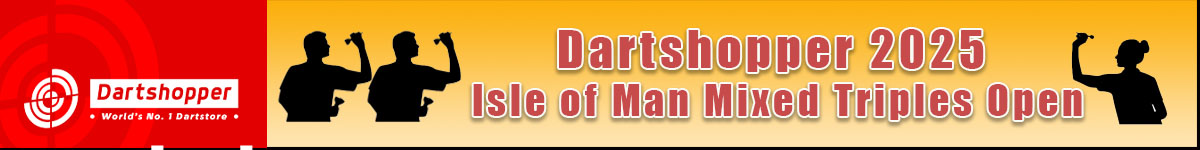 Isle of Man Mixed Triples 2025 Open Darts Shopper Prize Heading